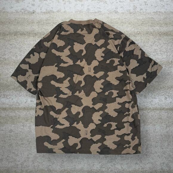 Vintage 90s Winona Shirt Mens L Hunting Camo Cotton Short Sleeve Made in USA - Picture 2 of 4